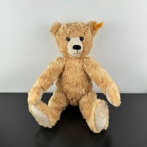 Steiff Germany Rare Otto Teddy Bear 12” #682988 Tan Beige Plush Stuffed Animal